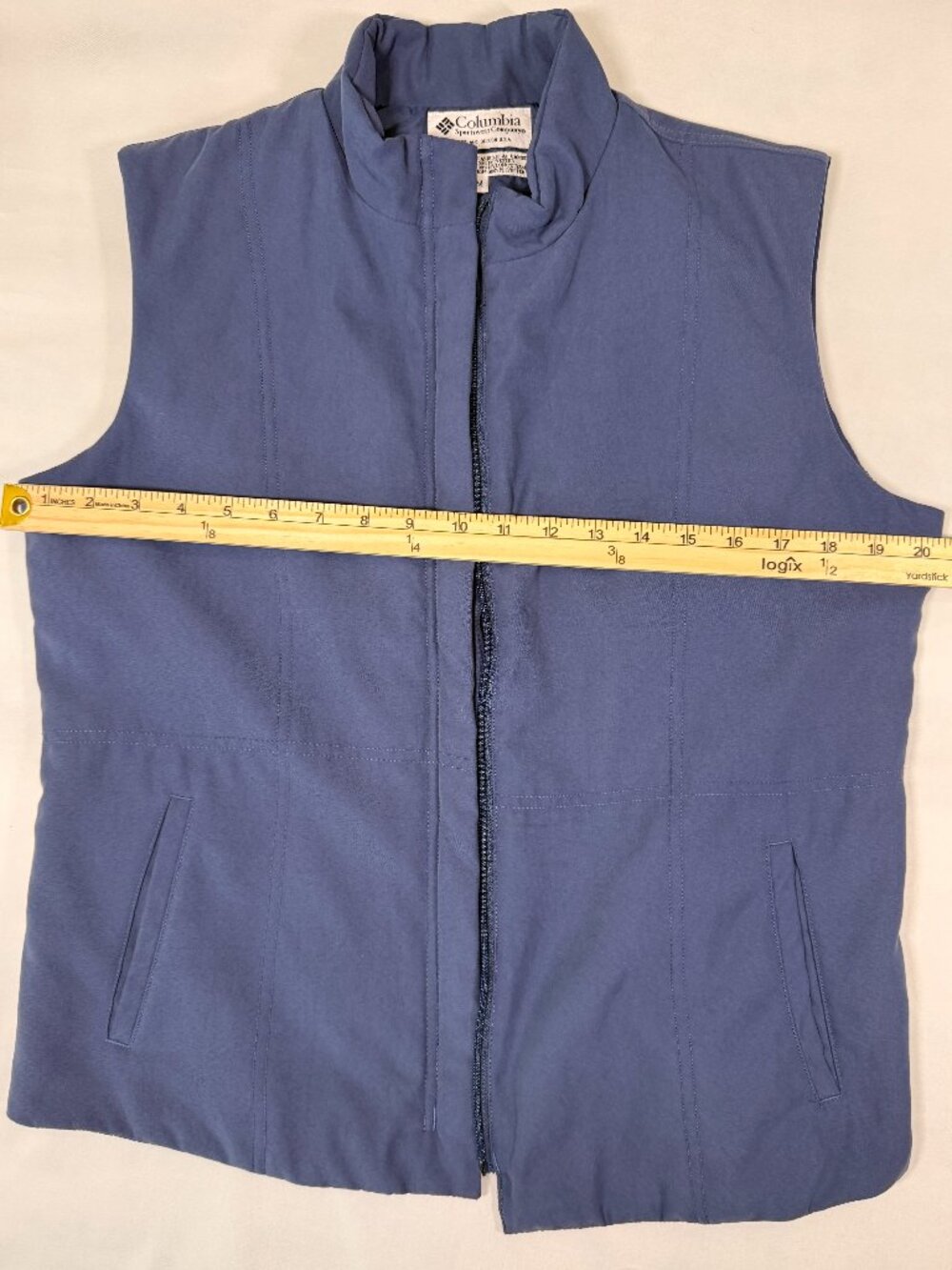 Columbia Sportswear Women’s Medium Blue Full Zip Vest